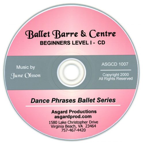 Ballet Barre & Centre Vol 1 CD by June Olsson