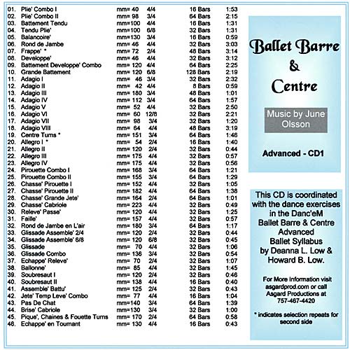 Ballet Barre & Centre CD 5